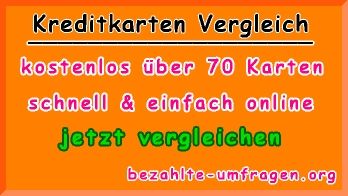 Kreditkarten Vergleich bei bezahlte-umfragen.org
