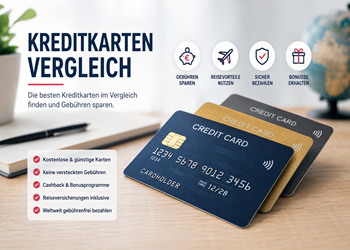 Kreditkarten Vergleich 2026 – passende Kreditkarte finden und Gebühren sparen