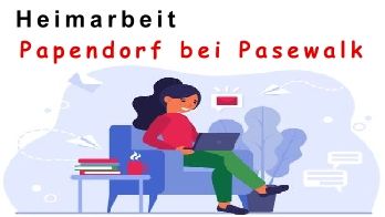 Heimarbeit in Papendorf bei Pasewalk