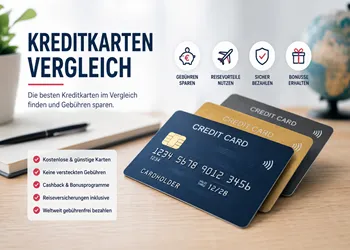 Kreditkarten Vergleich 2026 – passende Kreditkarte finden und Gebühren sparen
