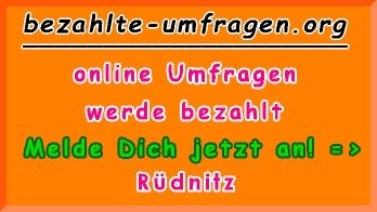 bezahlte Umfragen in Rüdnitz