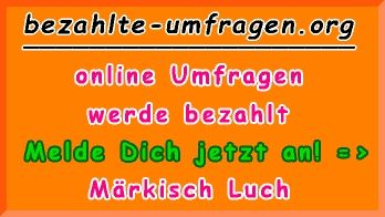 bezahlte Umfragen in Märkisch Luch