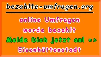 bezahlte Umfragen in Eisenhüttenstadt