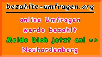 bezahlte Umfragen in Neuhardenberg