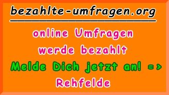 bezahlte Umfragen in Rehfelde