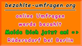 bezahlte Umfragen in Rüdersdorf bei Berlin