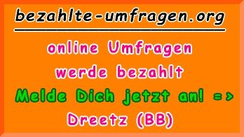 bezahlte Umfragen in Dreetz (BB)
