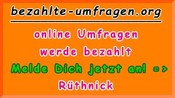 bezahlte Umfragen in Rüthnick