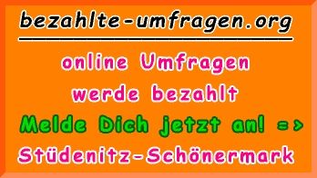 bezahlte Umfragen in Stüdenitz-Schönermark
