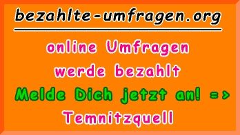 bezahlte Umfragen in Temnitzquell