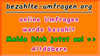 bezahlte Umfragen in Altdöbern