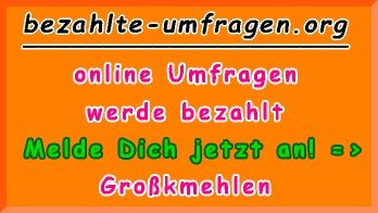 bezahlte Umfragen in Großkmehlen