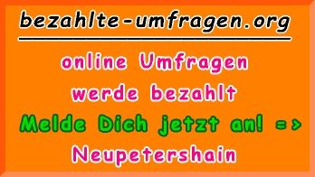 bezahlte Umfragen in Neupetershain