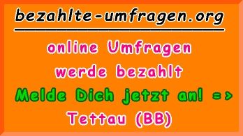 bezahlte Umfragen in Tettau (BB)