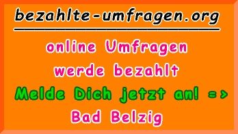 bezahlte Umfragen in Bad Belzig