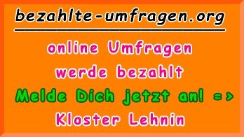 bezahlte Umfragen in Kloster Lehnin