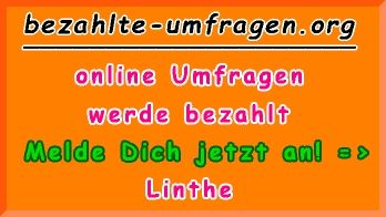 bezahlte Umfragen in Linthe