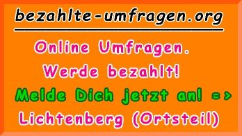 bezahlte Umfragen in Berlin Lichtenberg (Ortsteil)