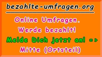 bezahlte Umfragen in Berlin Mitte (Ortsteil)