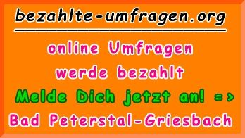 bezahlte Umfragen in Bad Peterstal-Griesbach