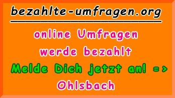bezahlte Umfragen in Ohlsbach