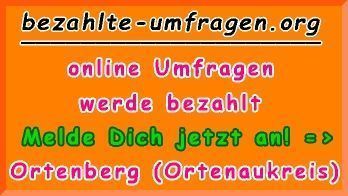 bezahlte Umfragen in Ortenberg (b. Offenburg)