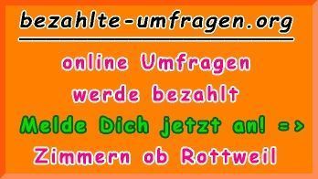 bezahlte Umfragen in Zimmern ob Rottweil