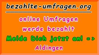 bezahlte Umfragen in Aldingen