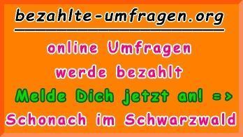 bezahlte Umfragen in Schonach im Schwarzwald