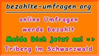 bezahlte Umfragen in Triberg im Schwarzwald