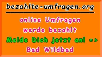 bezahlte Umfragen in Bad Wildbad