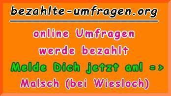 bezahlte Umfragen in Malsch (bei Wiesloch)