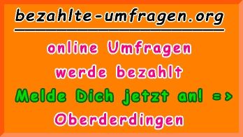 bezahlte Umfragen in Oberderdingen