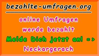 bezahlte Umfragen in Neckargerach