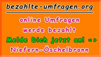 bezahlte Umfragen in Niefern-Öschelbronn