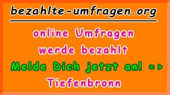 bezahlte Umfragen in Tiefenbronn