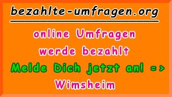 bezahlte Umfragen in Wimsheim