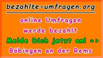 bezahlte Umfragen in Böbingen an der Rems