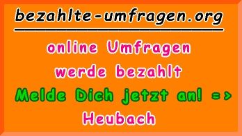 bezahlte Umfragen in Heubach