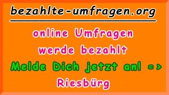 bezahlte Umfragen in Riesbürg