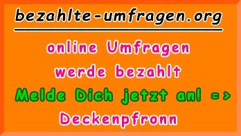 bezahlte Umfragen in Deckenpfronn