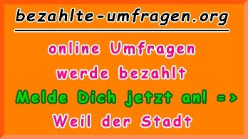 bezahlte Umfragen in Weil der Stadt