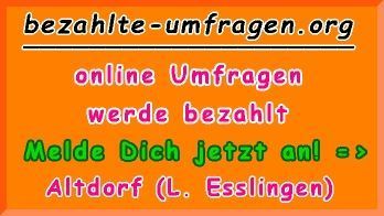 bezahlte Umfragen in Altdorf (b. Metzingen)