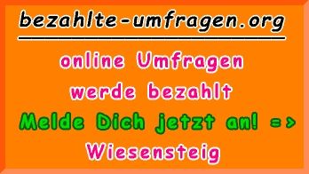 bezahlte Umfragen in Wiesensteig