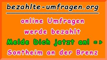 bezahlte Umfragen in Sontheim an der Brenz