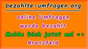 bezahlte Umfragen in Bretzfeld