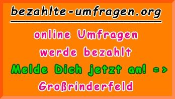 bezahlte Umfragen in Großrinderfeld