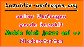 bezahlte Umfragen in Niederstetten