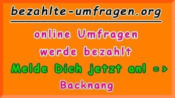 bezahlte Umfragen in Backnang