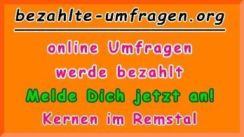 bezahlte Umfragen in Kernen im Remstal